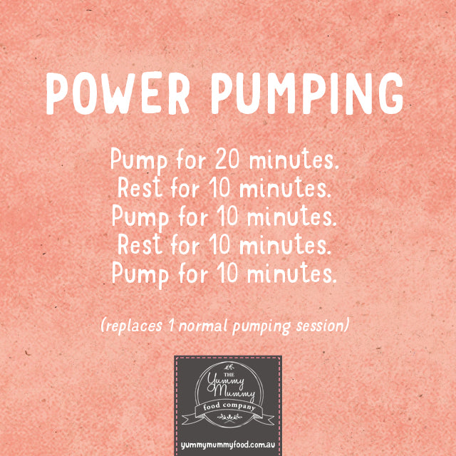 Power Pumping: how to help increase breastmilk supply by power pumping