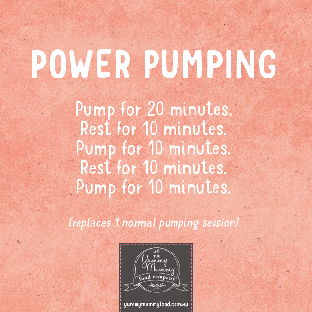Power Pumping: how to help increase breastmilk supply by power pumping